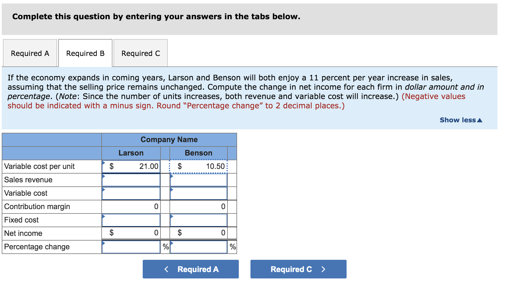 venture capitalist facing two alternative investment opportunities. He intends to invest $1,000,000