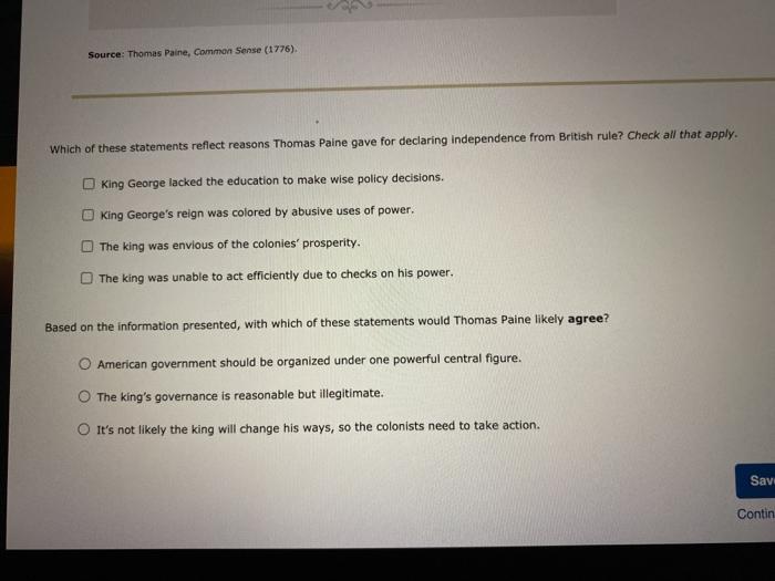 The colonists' decision to declare independence followed years of conflict between the