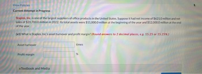 View Policies Current Attempt in Progress Staples, Inc. is one of the