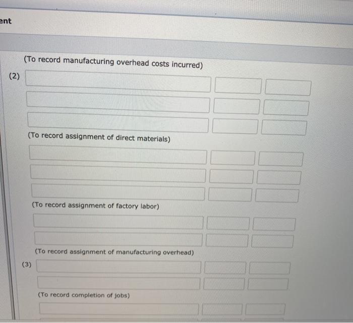 incurred; (2) assignment of direct materials, labor, and overhead to production; and