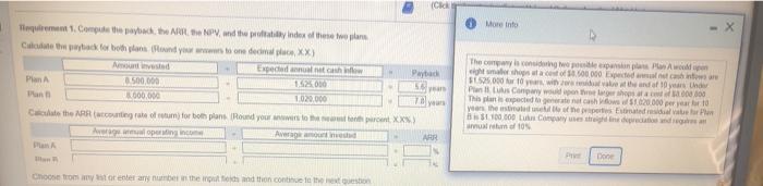 present valus) ul sach plan Begin by calculating the NPV of Plan
