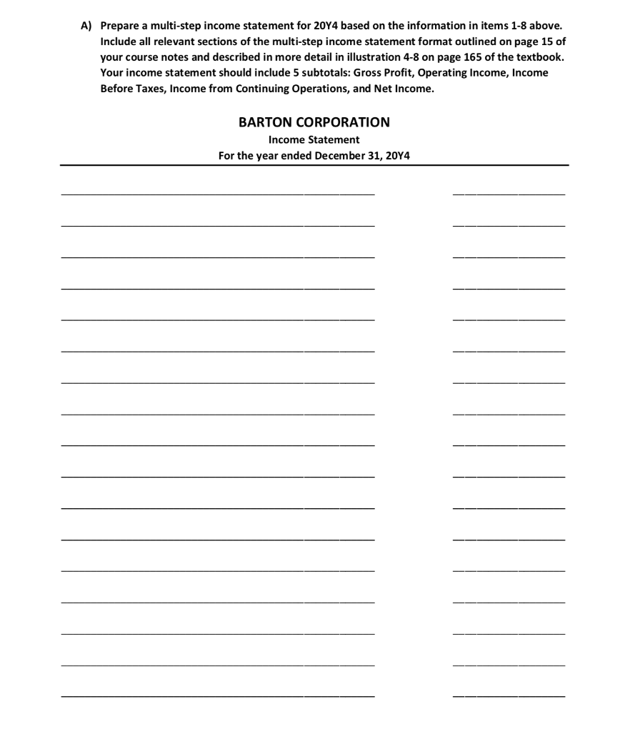 information on page 1 and complete questions A and B on page