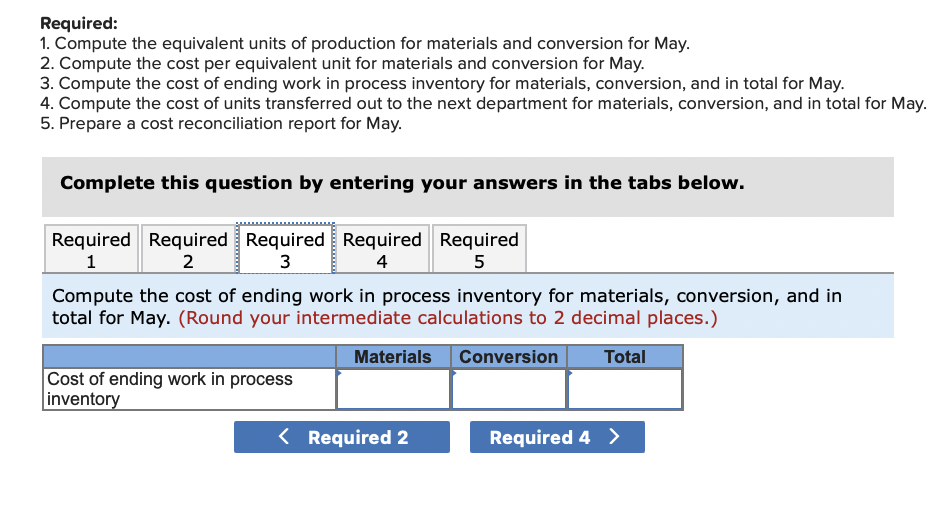 to completion. Information on work in the first department, Cooking, is given