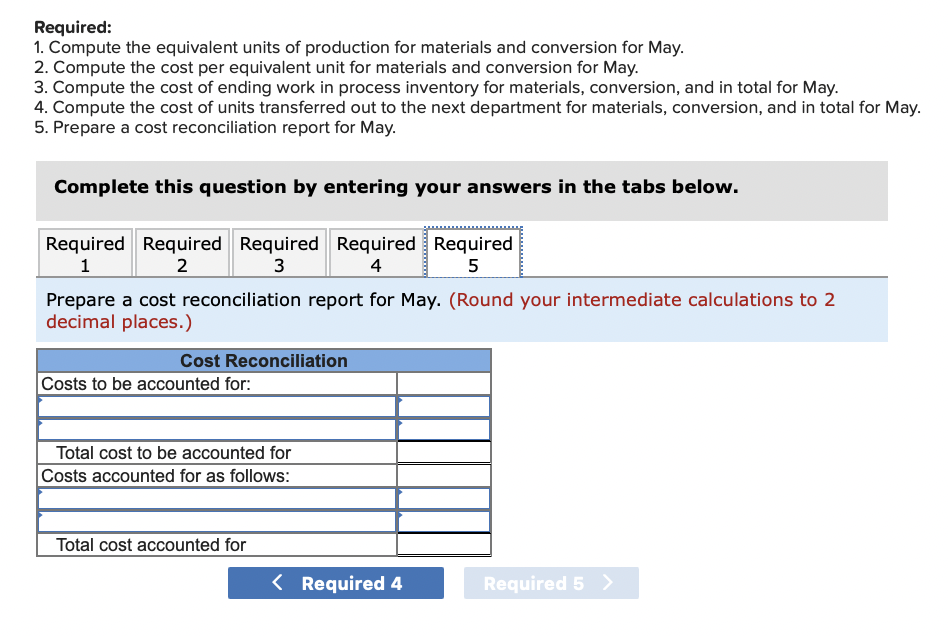 complete; conversion 90% complete Pounds started into production during May Pounds completed