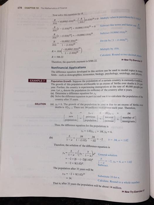 rate per period? 4. What mathematical expression is used to determine the