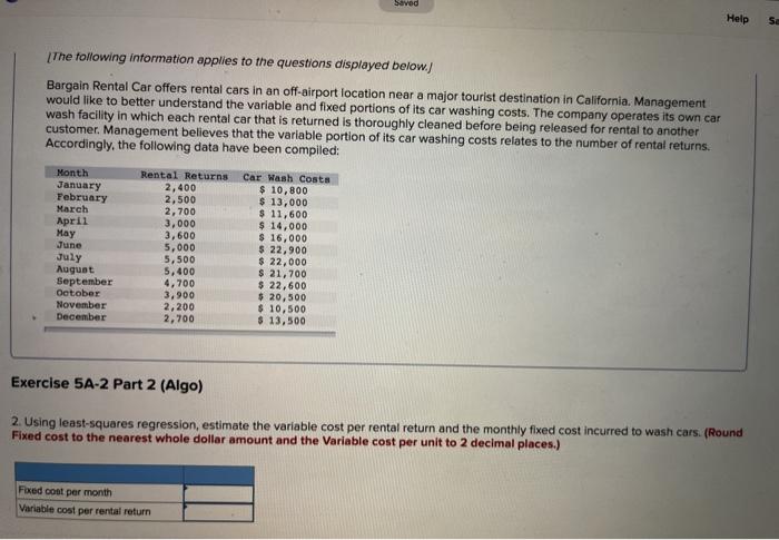 LO5-4, LO5-5, LO5-6, LO5-8] [The following information applies to the questions displayed