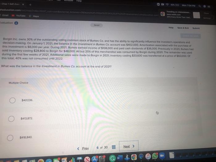 Chap 1 Self-Eva X + window Help heducation.com/man/index.html?.con-contextemal Brawner-Oslaunchuri-http253 Gmail YouTube Maps
