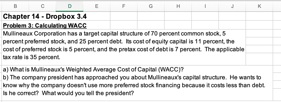 B 0 D E F G H J K Chapter 14 -