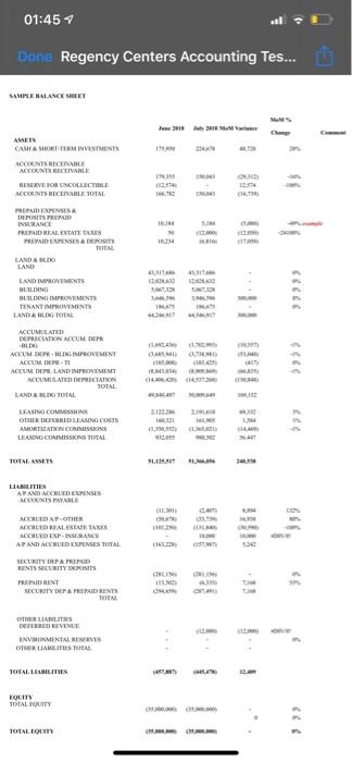 statements provided on the next two pages, please identify 3 items on