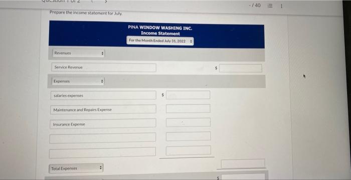 and $480 on amount owed on cleaning supplies. 20 Paid $1,920 cash