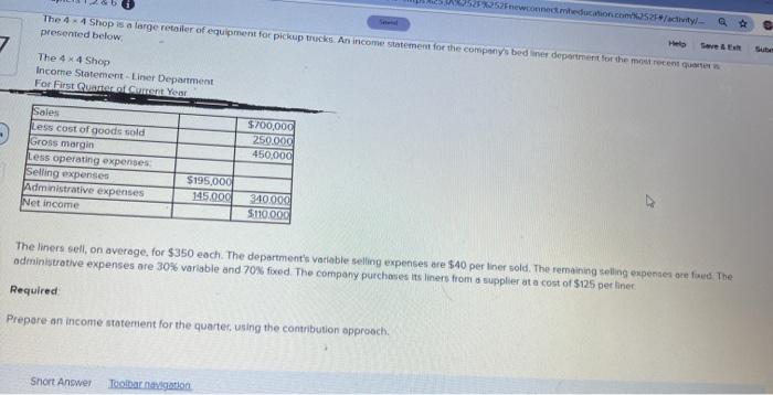 52Fnewconnect.mbeducation.com%252F#/activity/- Subm Help Save & Exit The 4-4 Shop is a large