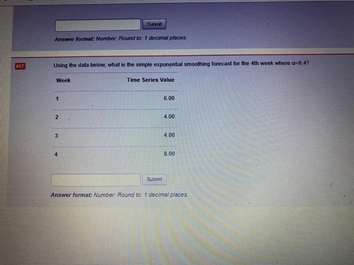 817 Submit Answer format: Number: Round to: 1 decimal places. Using the