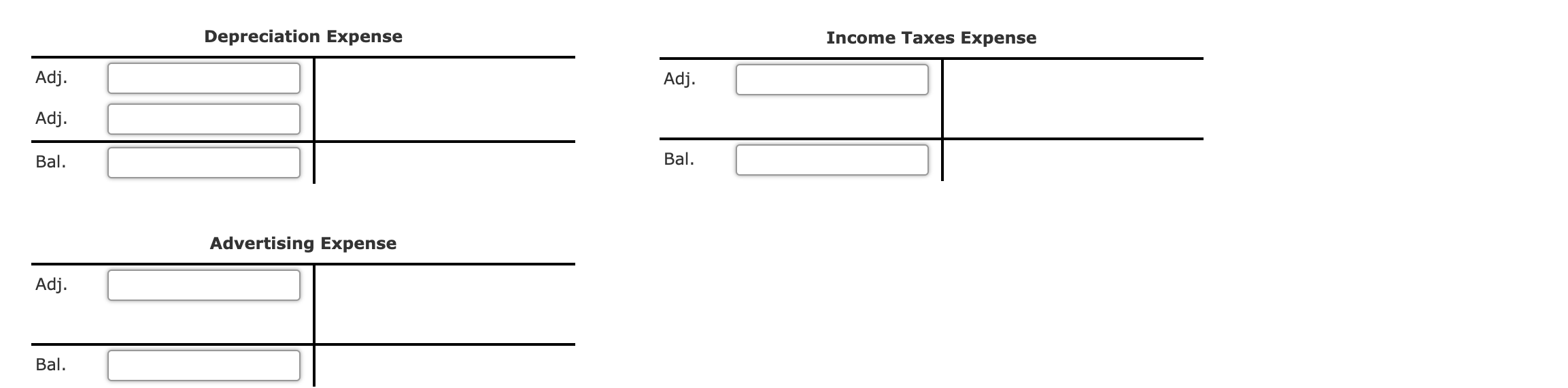 Prepaid Advertising 2,000 Accounts Payable 17,600 Building 2,190,000 Wages Payable 30,200 Accumulated