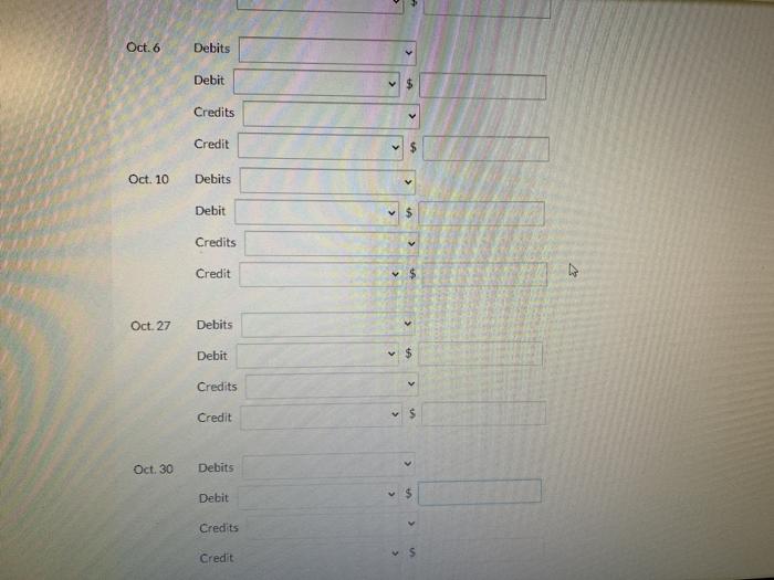 corporation. Oct. 1 2 Hires an administrative assistant at an annual salary