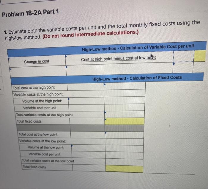 applies to the questions displayed below.] Alden Co.'s monthly unit sales and