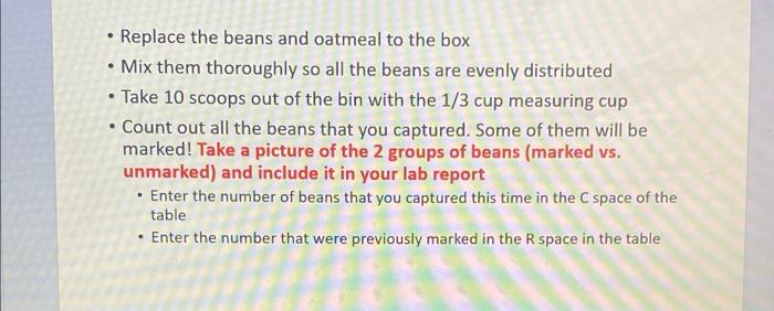 individuals recaptured that actually had marks (R) 100 21 45 2. Estimate