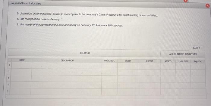 January 1. 2. the receipt of the payment of the note at