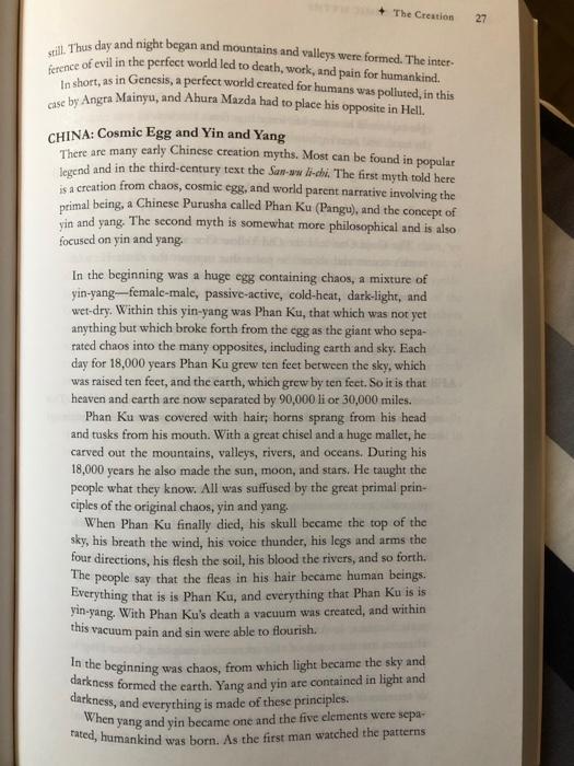 a one (1) page reflection in which you answer the following questions: