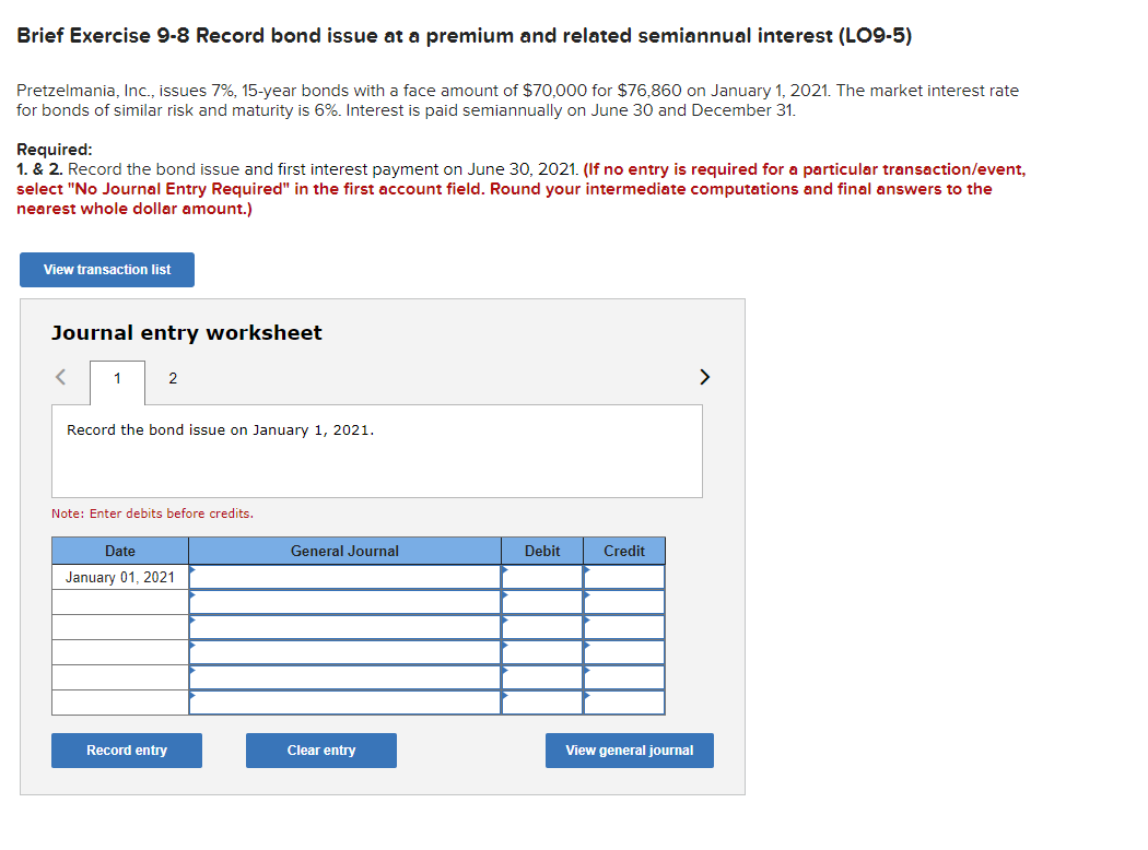 below.] On January 1, 2021, Splash City issues $500,000 of 9% bonds,