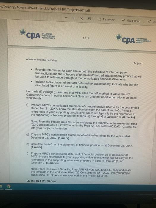 Statement of comprehensive income For the year ended December 31, 20 Sales