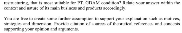 or changes to the company's legal, ownership, operational, or other structures is