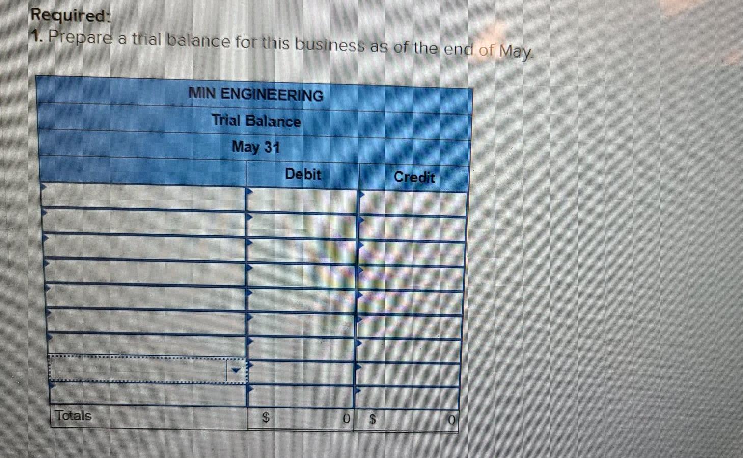 and completed seven transactions in May. which included his initial investment of
