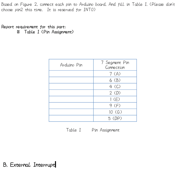 digits on 7 Segment Display using Arduino. The number counts down from