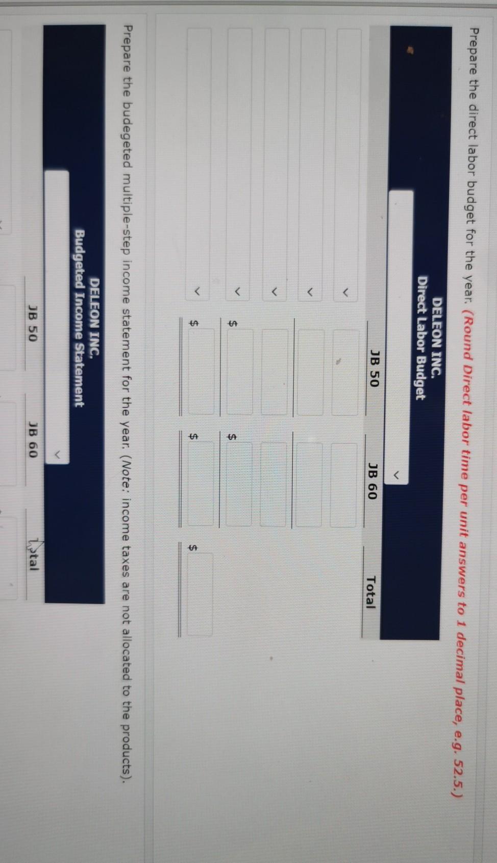 units Unit selling price 404,900 201,000 $22 $28 Production budget: Desired ending