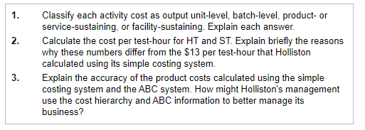 aggregates all operating costs of $975,000 into a single overhead cost pool.