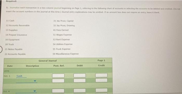 Designs. During the month, Jay completed the following transactions related to the