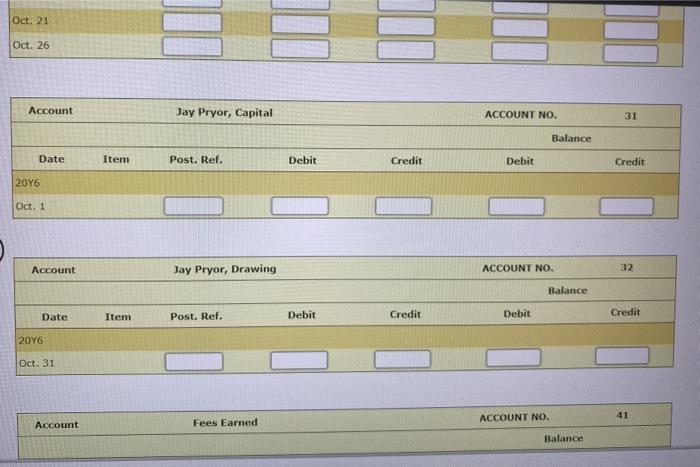 insurance, $4,130. 15. Received cash for job completed, $11,550. Enter the following