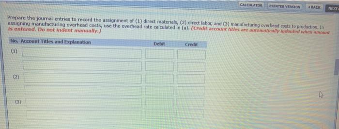 50 was the only job in process. The costs incurred prior to