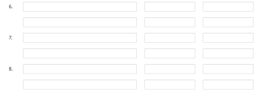 the account titles and enter O for the amounts. Credit account titles