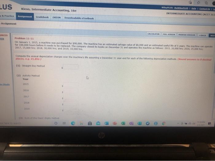 LUS Kieso, Intermediate Accounting, 16e y & Practice Assignment Gradebook ORION Downloadable