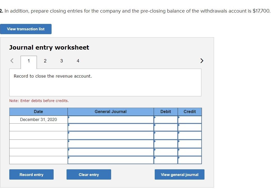 for the Winston Sail'em Boat Rental Company for the year ended December