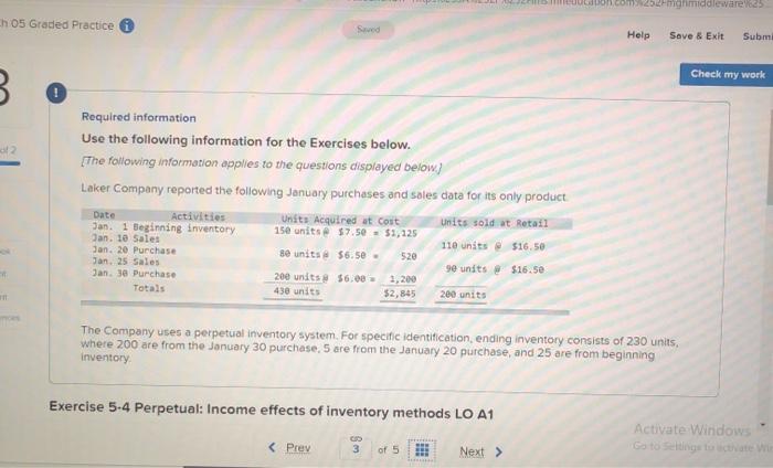 Ch 05 Graded Practice Highmiddleware 625 Saved Help Save & Exit Submi