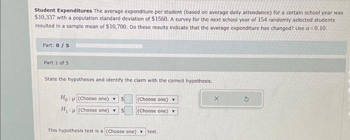 Student Expenditures The average expenditure per student (based on average daily attendance)