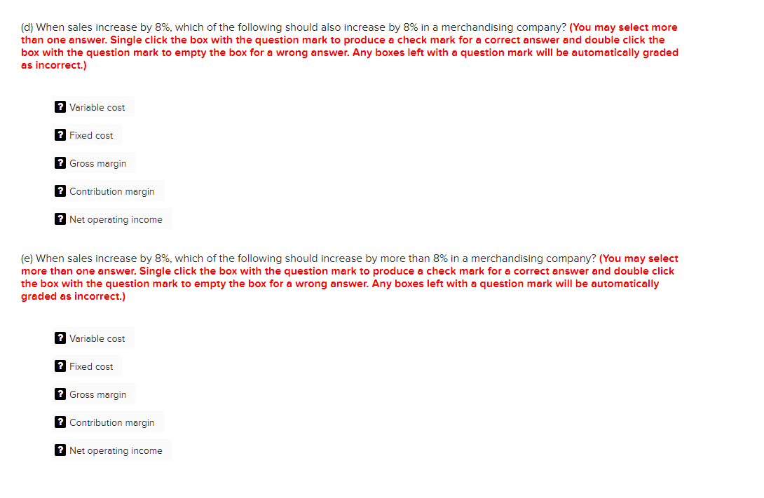 your worksheet by changing the variable selling cost in the Data area