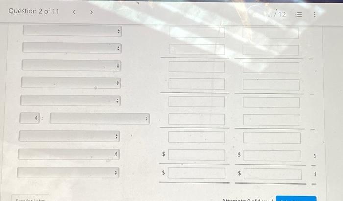 of direct materials that are estimated to cost an average of $5