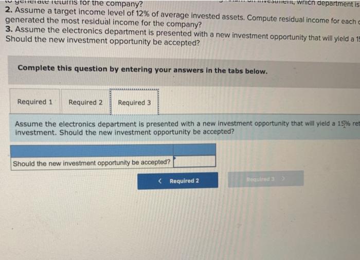the questions displayed below.) Megamart, a retailer of consumer goods, provides the