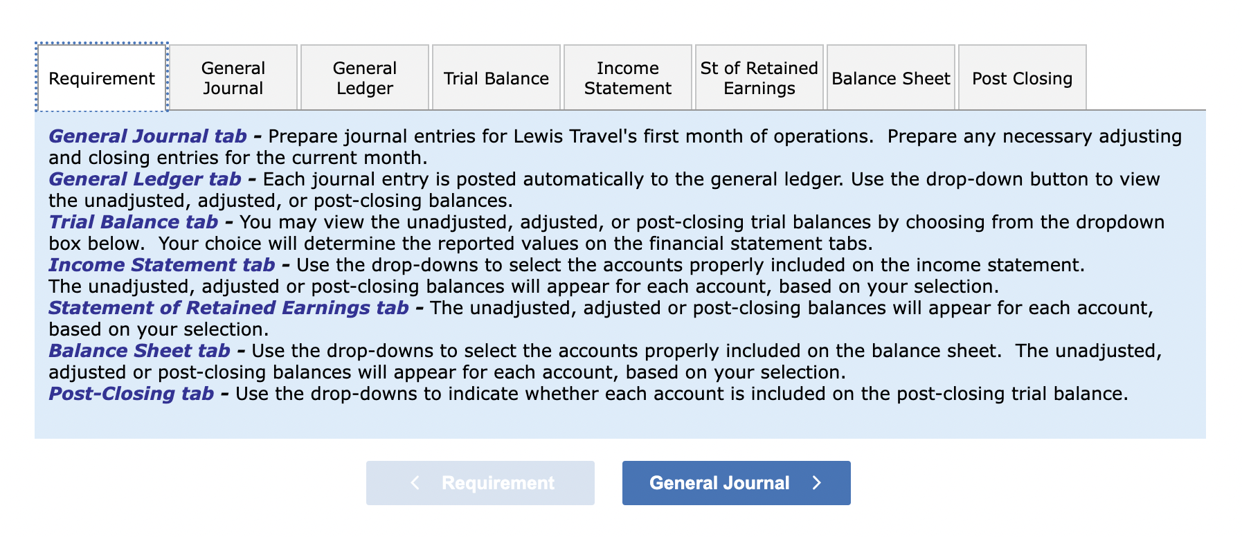 P6 On April 1, Spencer Lewis created a new travel agency, Lewis