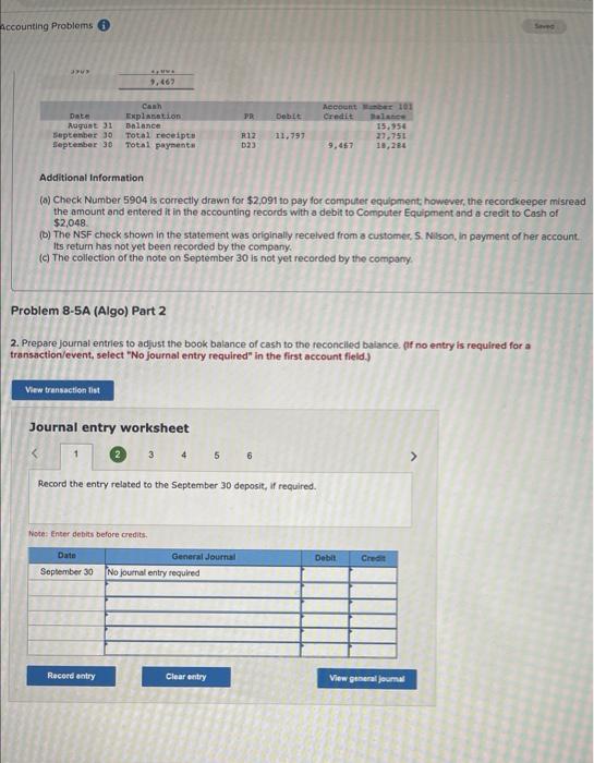 LO P3 (The following information applies to the questions displayed below) Chavez