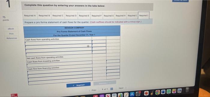 14-4, 14-5, 14-6 Benson Company is a retail company that specializes in