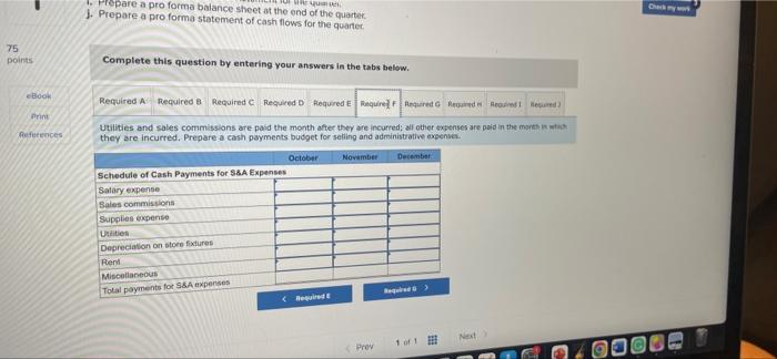 October sales are estimated to be $140,000, of which 35 percent will