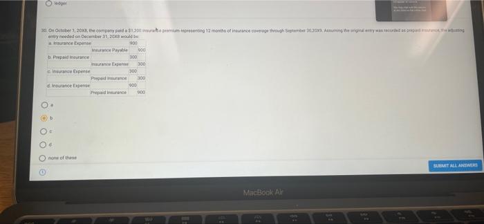 matching principle. the asset utilization principle. poid and previously unrecorded Decemb