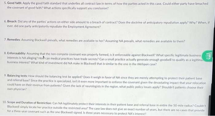 6 and 7. Study the Stipulated Facts and Longville case law in