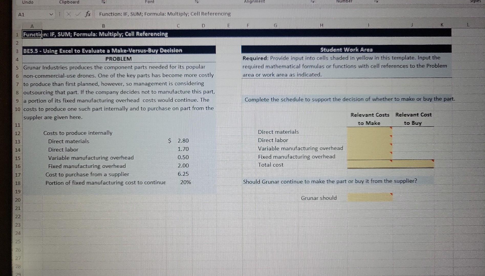 M N P O R S 1 Functions: SLOPE, INTERCEPT; Cell Referencing