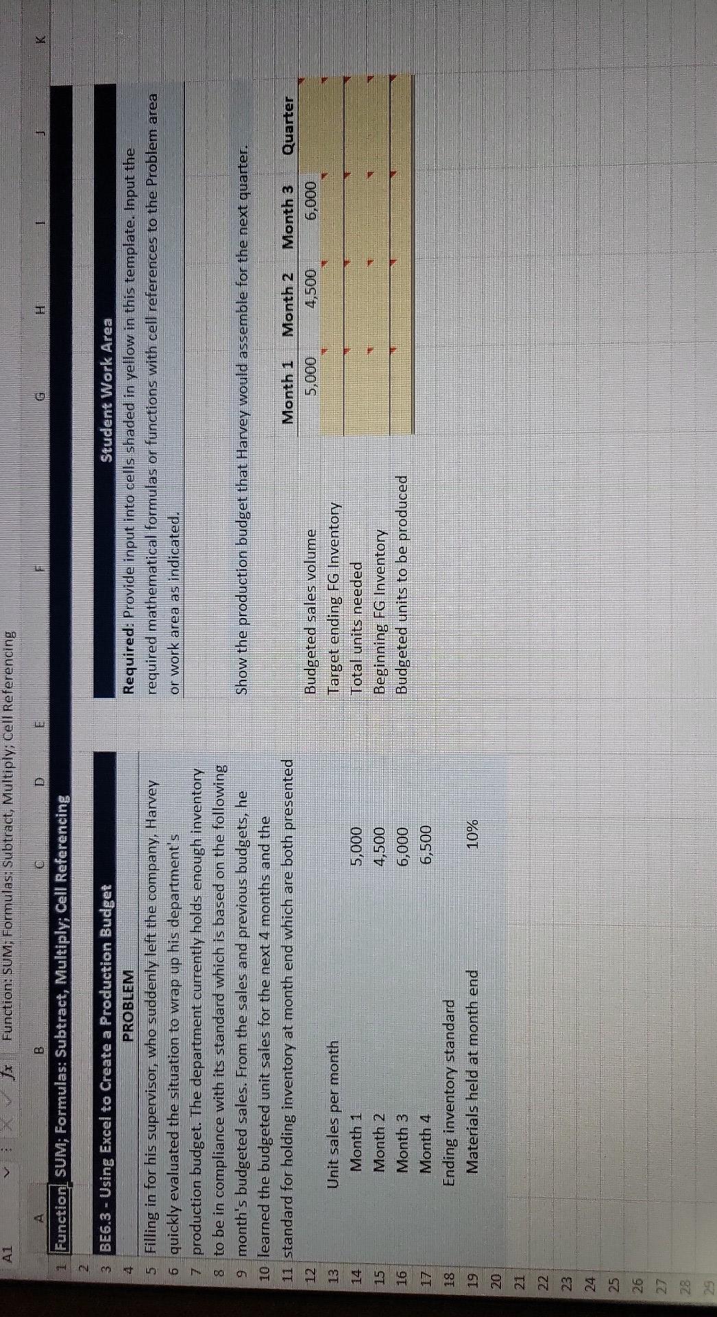 2 3 E3.9- Using Excel to Determine High and Low Points 4