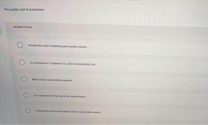measurements on a key quality characteristic of its product Observed Quality Characteristic