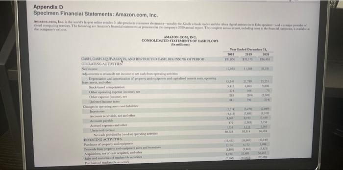 in Appendix D. Click here to view Appendix D. The financial statements